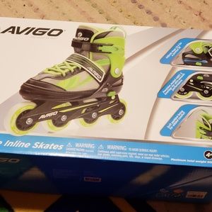 Inline adjustable skates